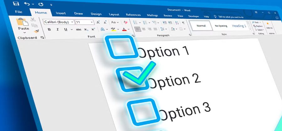 How to Add Checkboxes to Word Documents